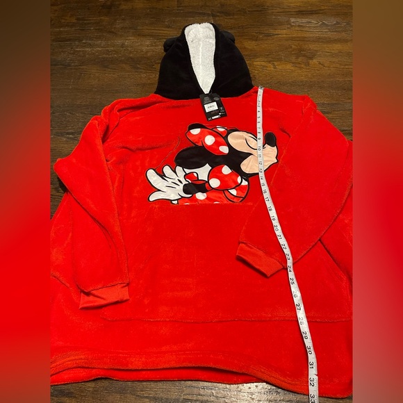 Disney Red and Black Minnie Mouse Hoodie - Picture 8 of 13
